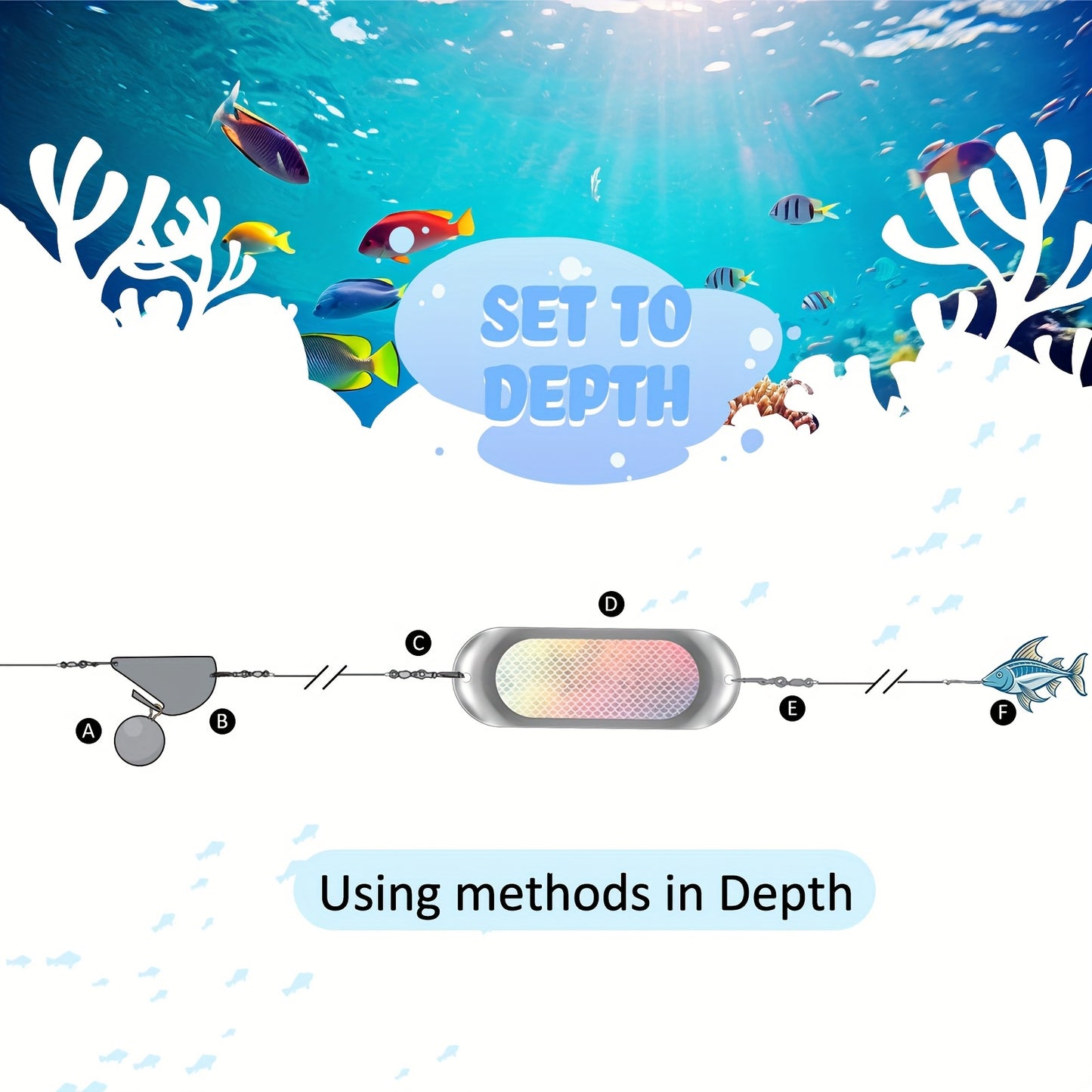 TENARE 4pc Kokanee Dodger Flashers For Salmon Trolling Lure