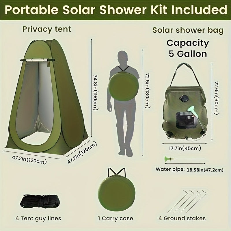 Outdoor Foldable Privacy Camping Shower Kit