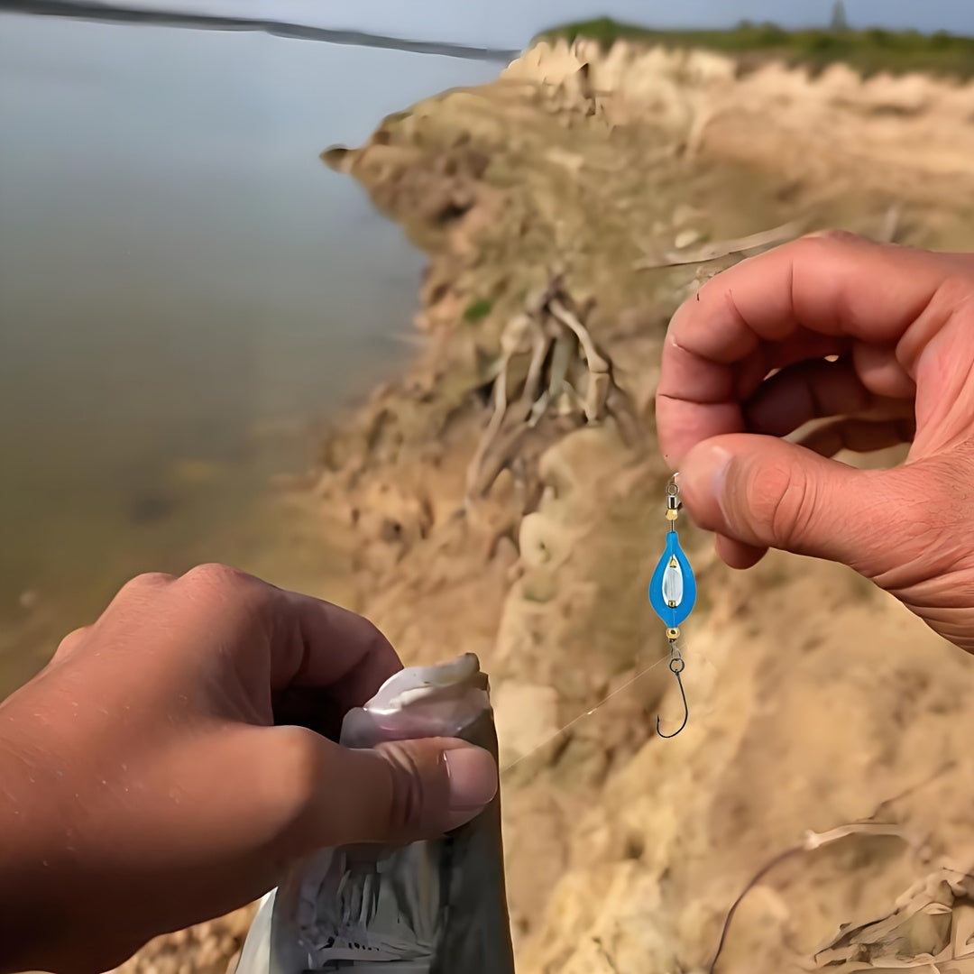 Zinc Alloy Five Spoon Lures Set For Trout And Bass With UV