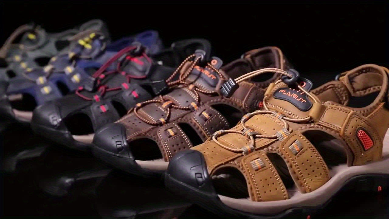 Mens Sport Hiking Sandals Closed Toe Water Shoes Outdoor