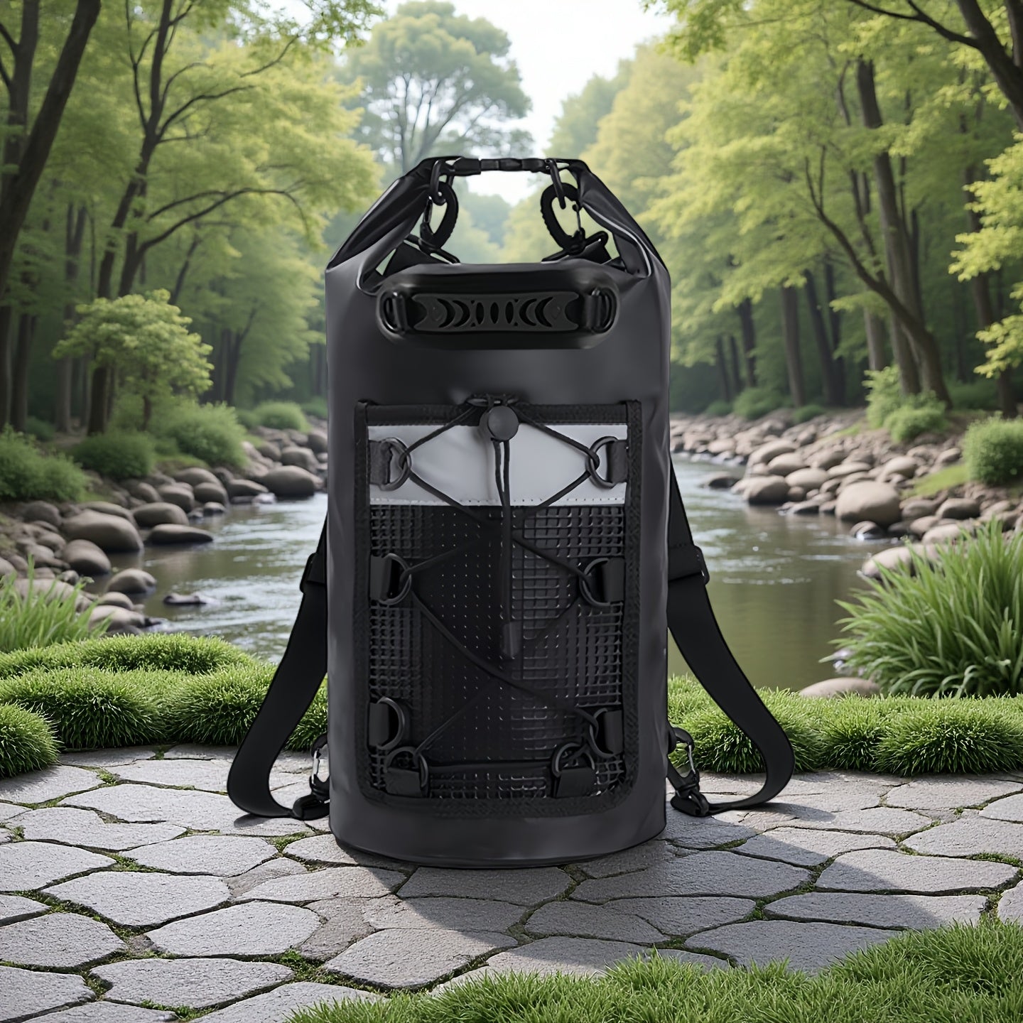 High Quality Outdoor Backpack With Reflective Mesh For Camping