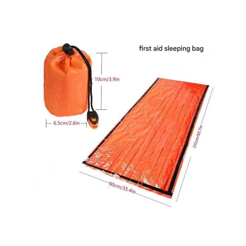 Thickened Reversible Survival Blanket for Camping and Mountaineering