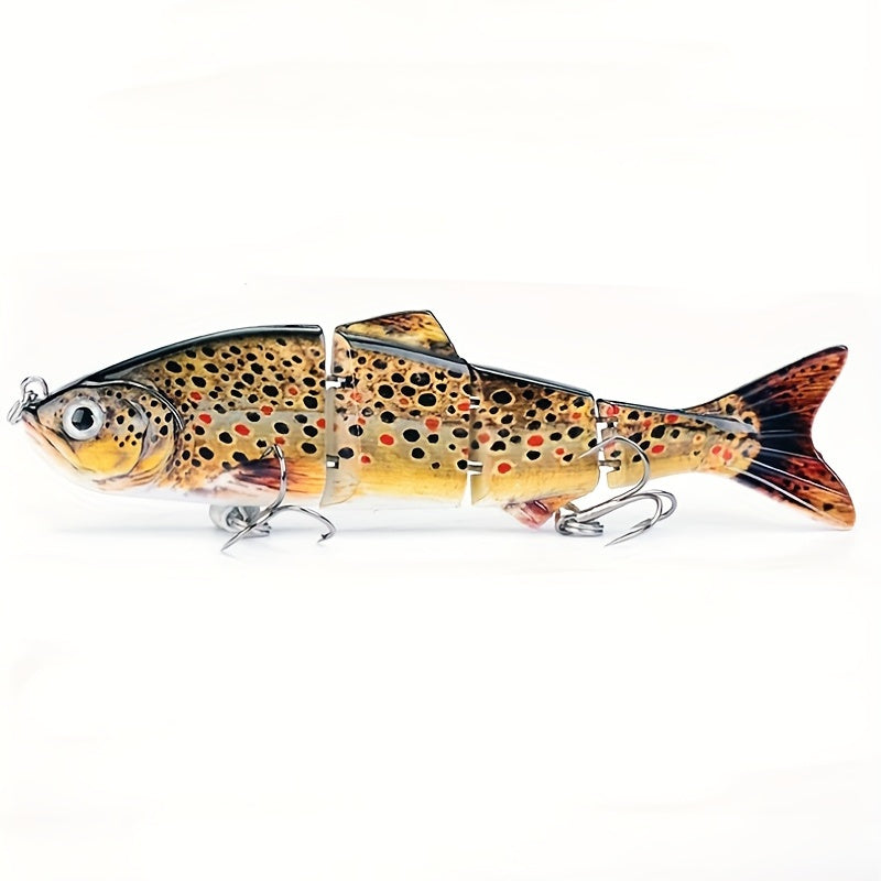 Heavy Duty Multi Segment Sinking Lure With Realistic Swimming Action