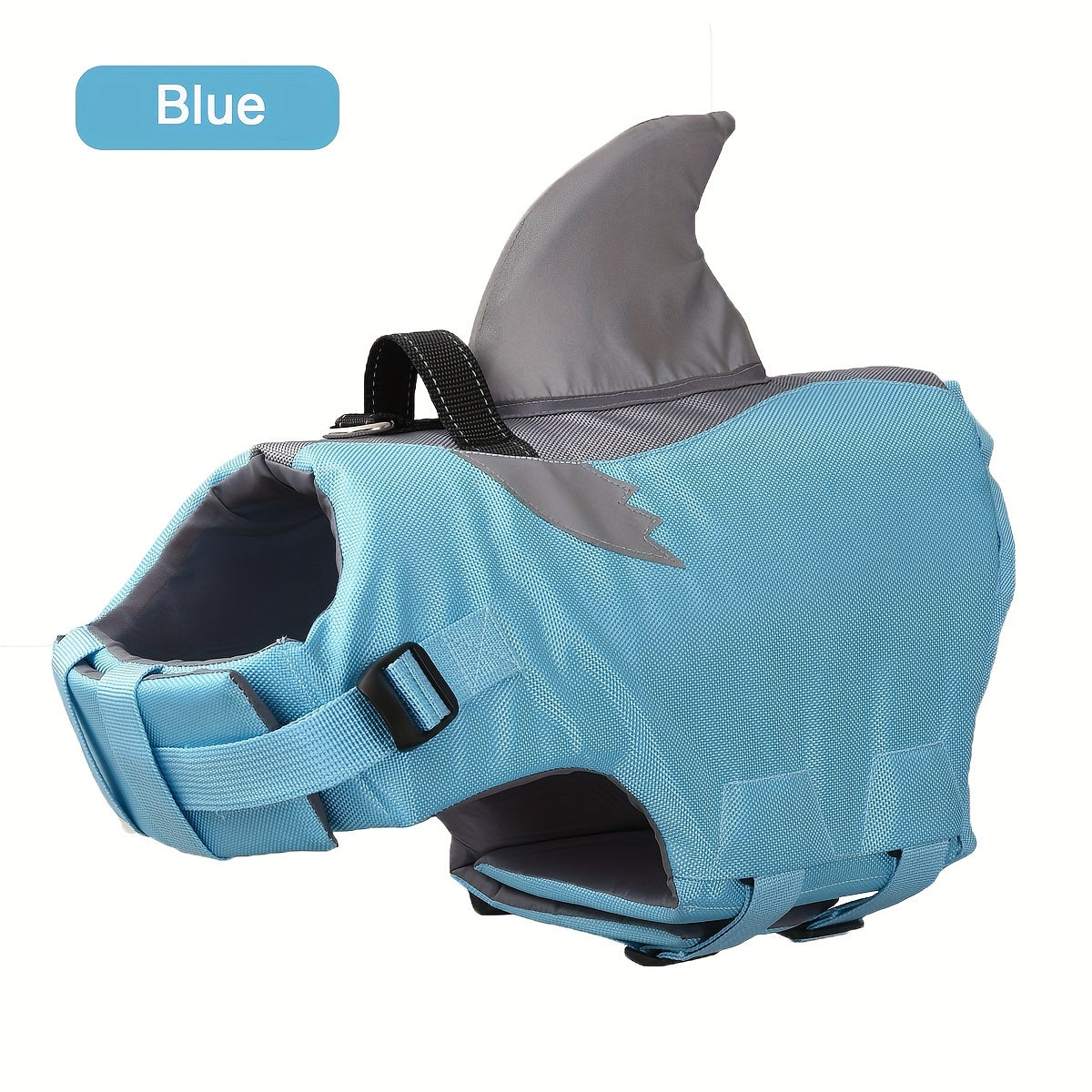 Reflective Shark Shape Pet Life Jacket Adjustable Dog Vest