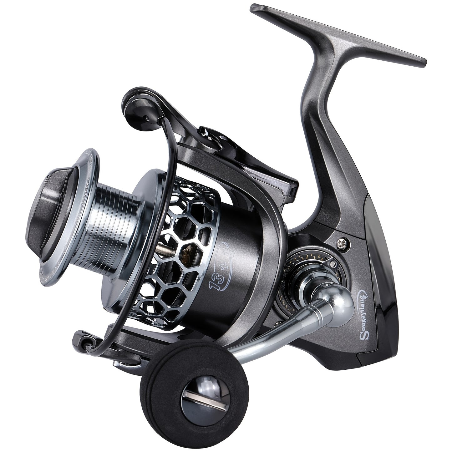 Sougayilang Spinning Reel 13 Bearings High Gear Aluminum Spool