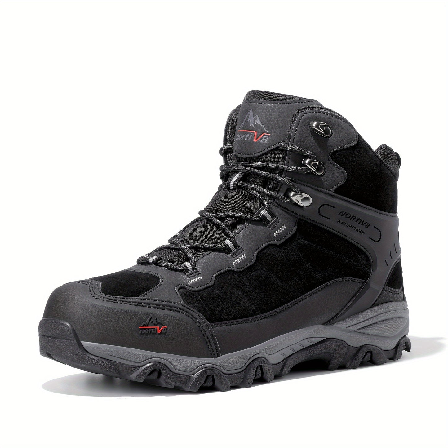 Men'S Hiking Boots Outdoor Mid Trekking Backpacking Mountaineering Shoes