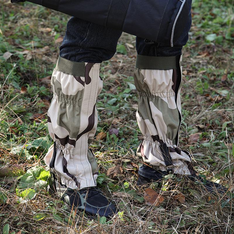 Heavy Duty Outdoor Leg Gaiters 600D Oxford Waterproof Windproof