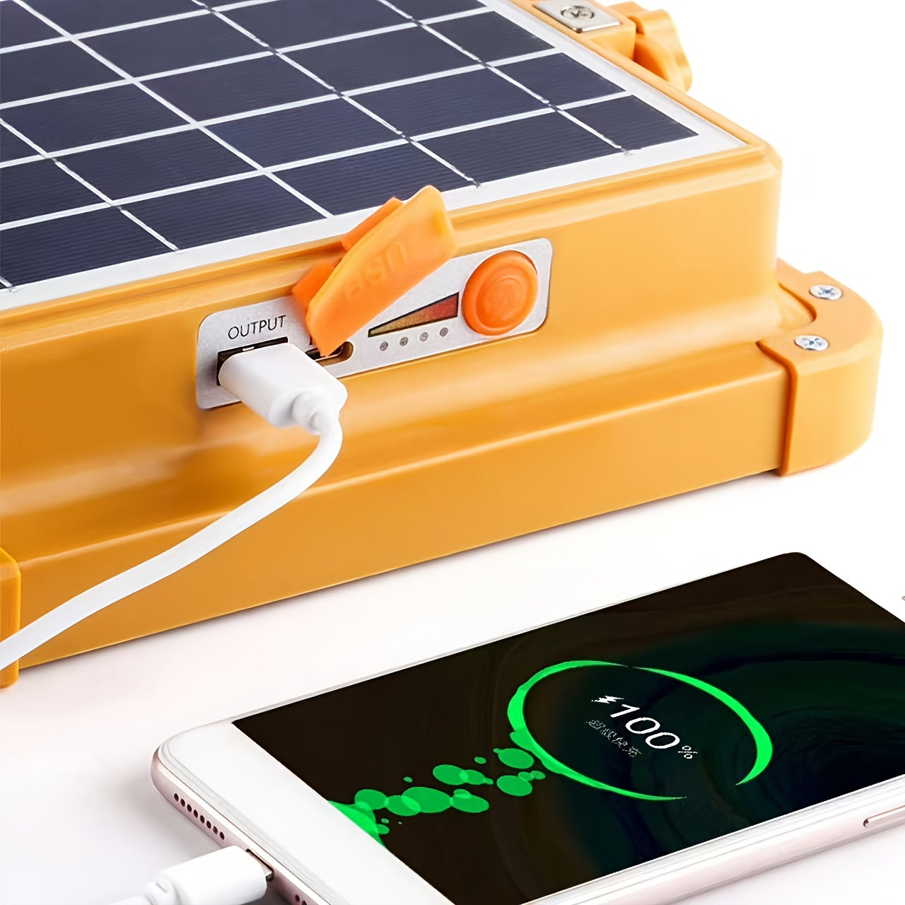 High Power Waterproof Handheld Camping Light USB Rechargeable 180 Rotatable