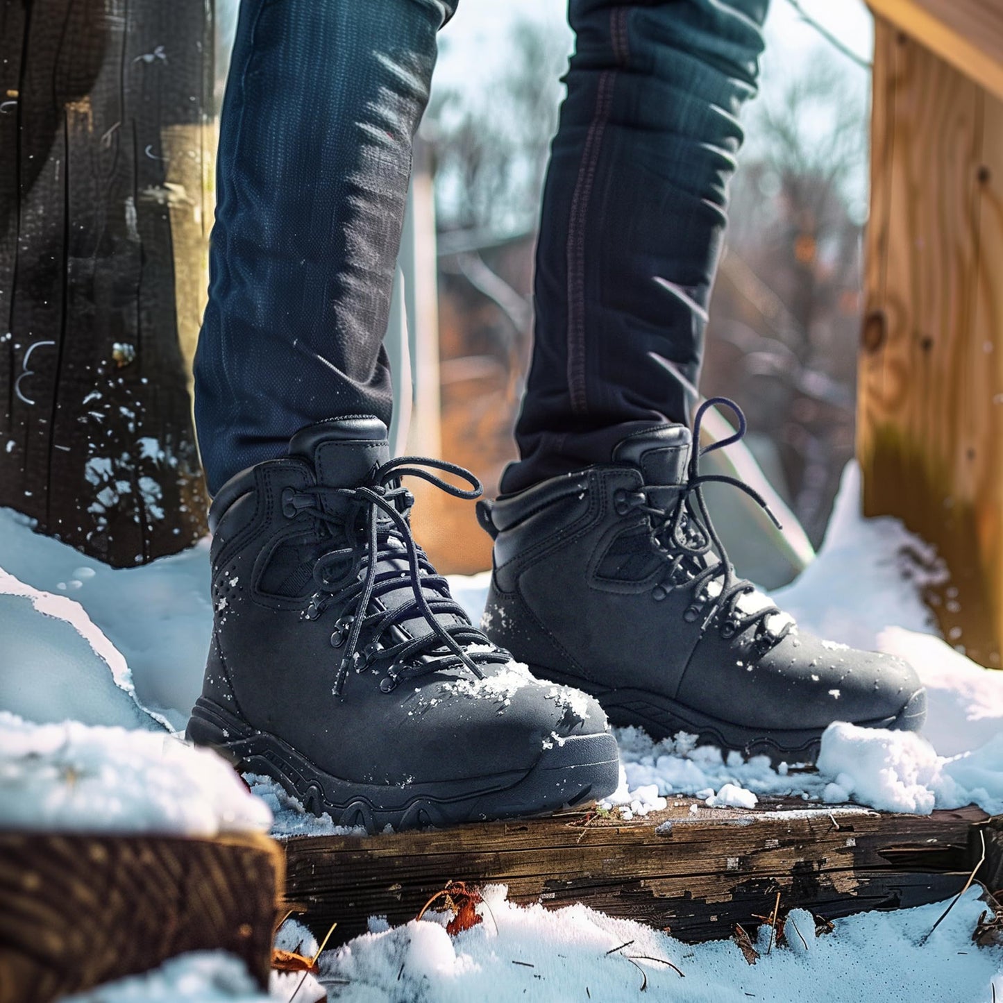 Thinsulate Winter Snow Boots Insulated Ankle Hiking