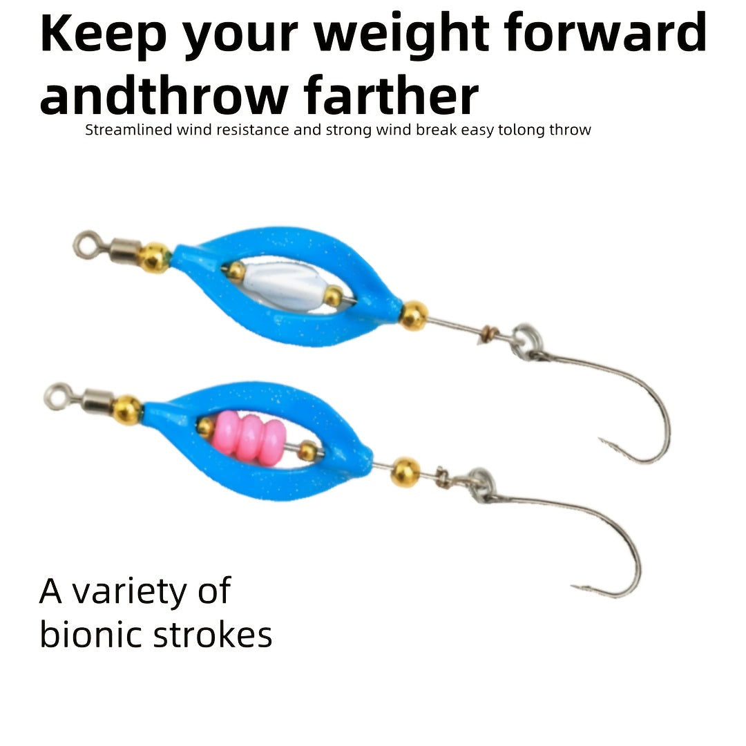 Zinc Alloy Five Spoon Lures Set For Trout And Bass With UV