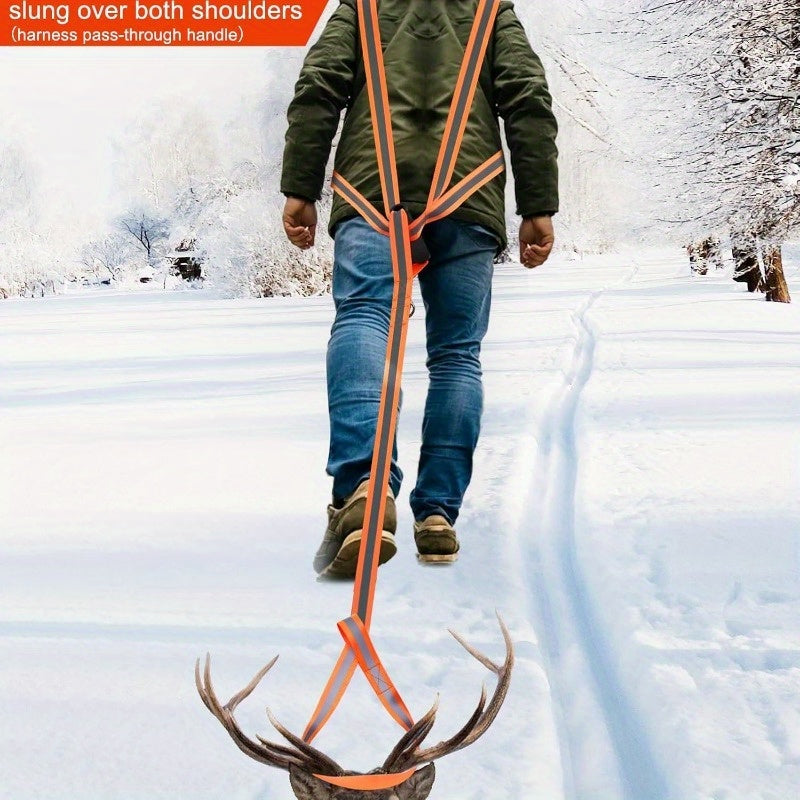 Deer Drag Harness 1Set Heavy Duty With Reflective Strip