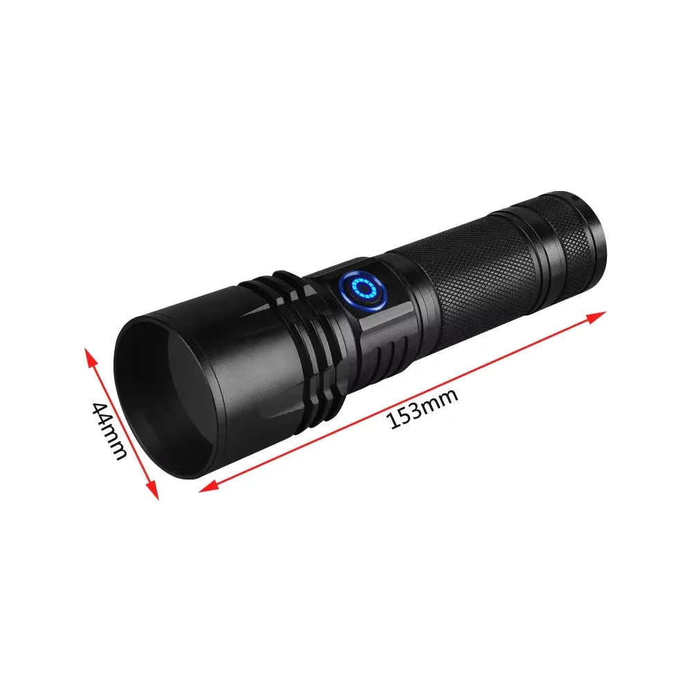 Skywolfeye 20W UV Blacklight Flashlight 365nm USB Rechargeable