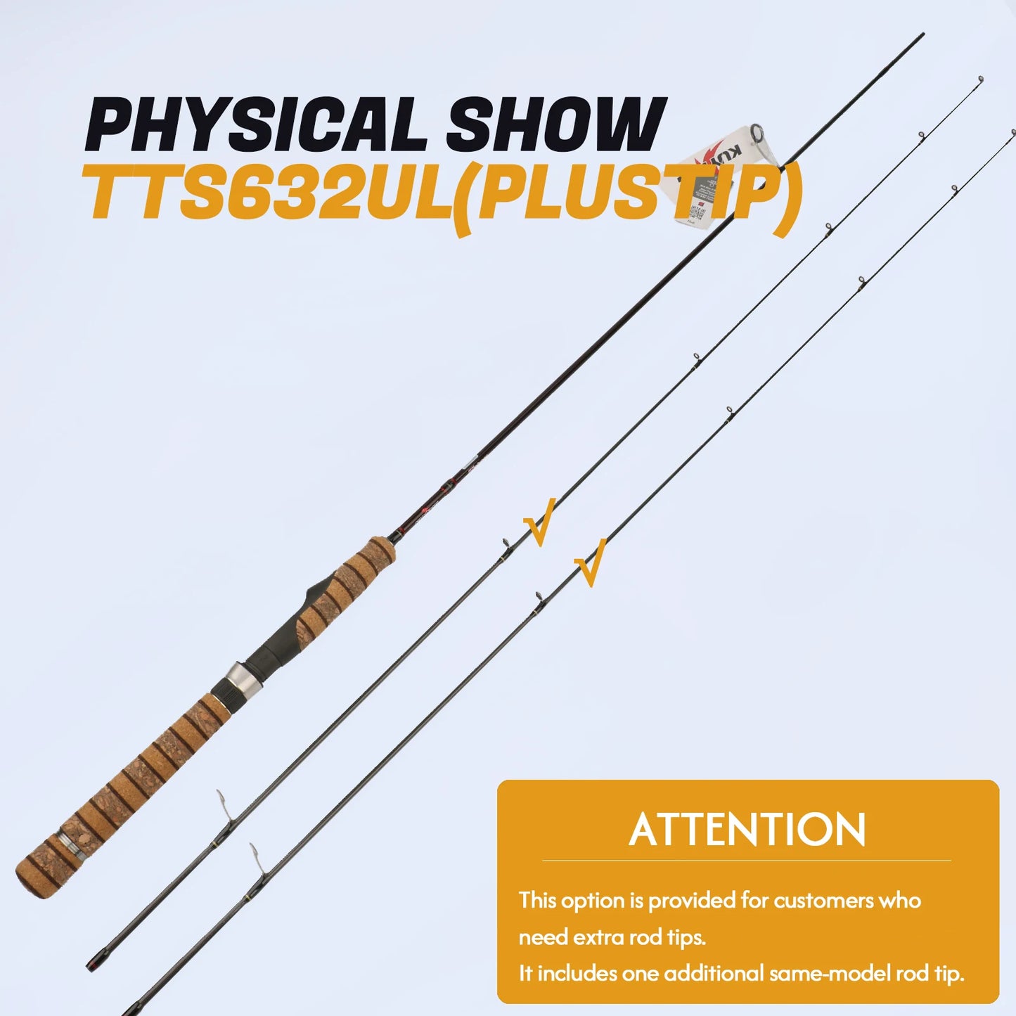 Kuying Teton TTC662L Casting Spinning Carbon Fishing Rod