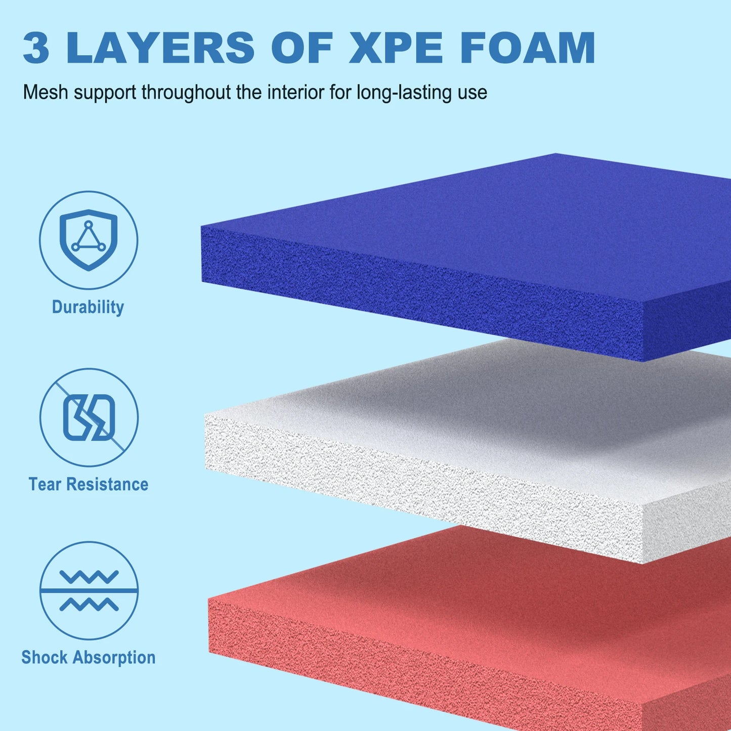 Kieperi Lily Pad Floating Mat XPE Durable Double Sided