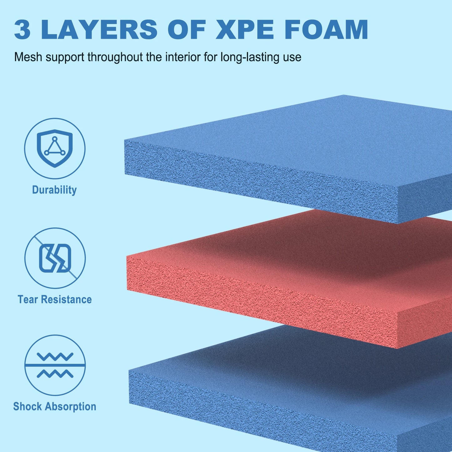 Kieperi Lily Pad Floating Mat XPE Durable Double Sided