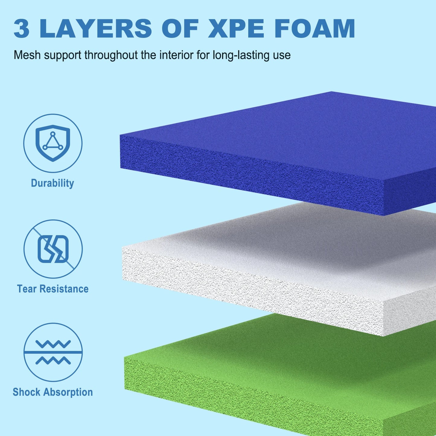 Kieperi Lily Pad Floating Mat XPE Durable Double Sided