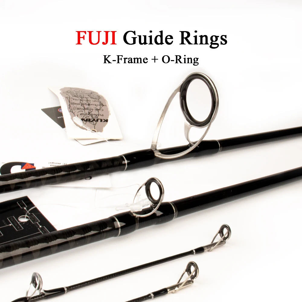 Kuying Pirate Carbon Casting Spinning Rod for River Fishing