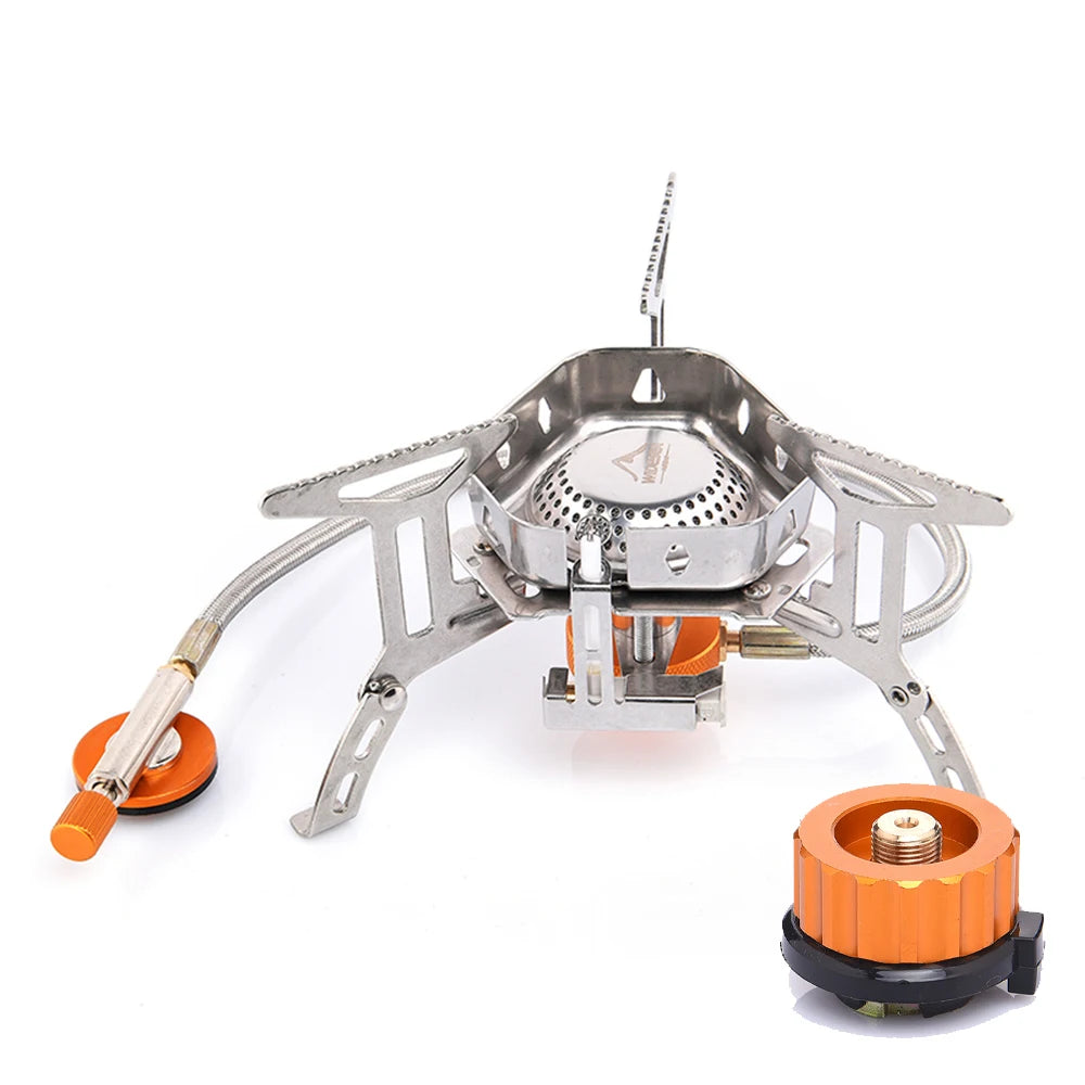 Widesea Windproof Gas Burner Stove for Camping Outdoor Cooking
