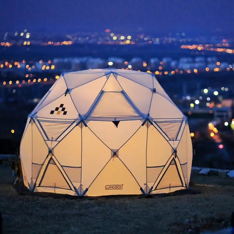 LUING BOX Outdoor Dome Tent With Automatic Opening Spherical Folding