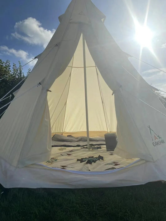 Bell Tent Four Season Canvas Glamping Family Camping Tent