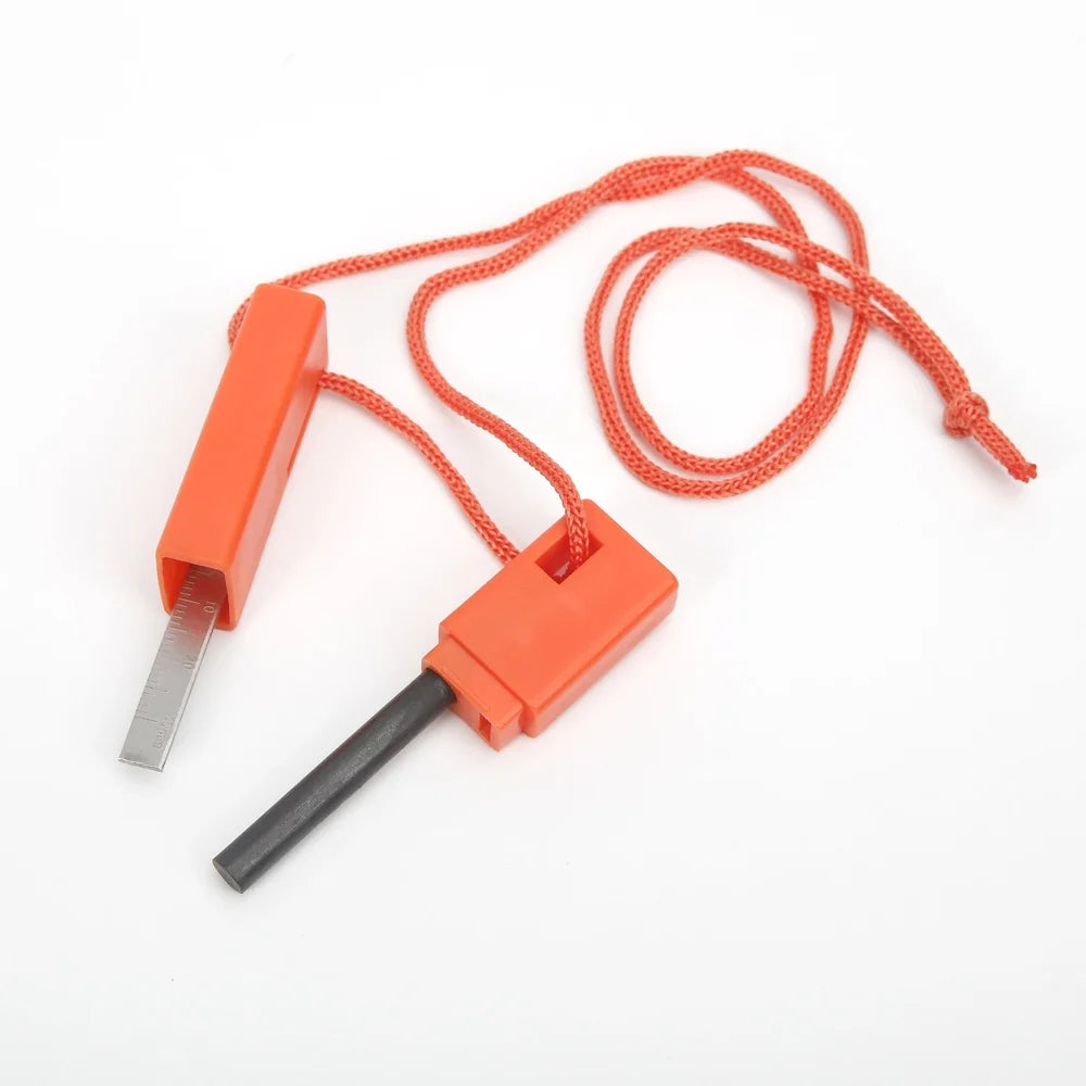 XMSJ Compact Flint Fire Starter Waterproof With Lanyard
