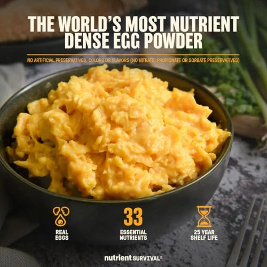 Vitamin Powdered Eggs Blend Freeze Dried For Emergency Food Supply