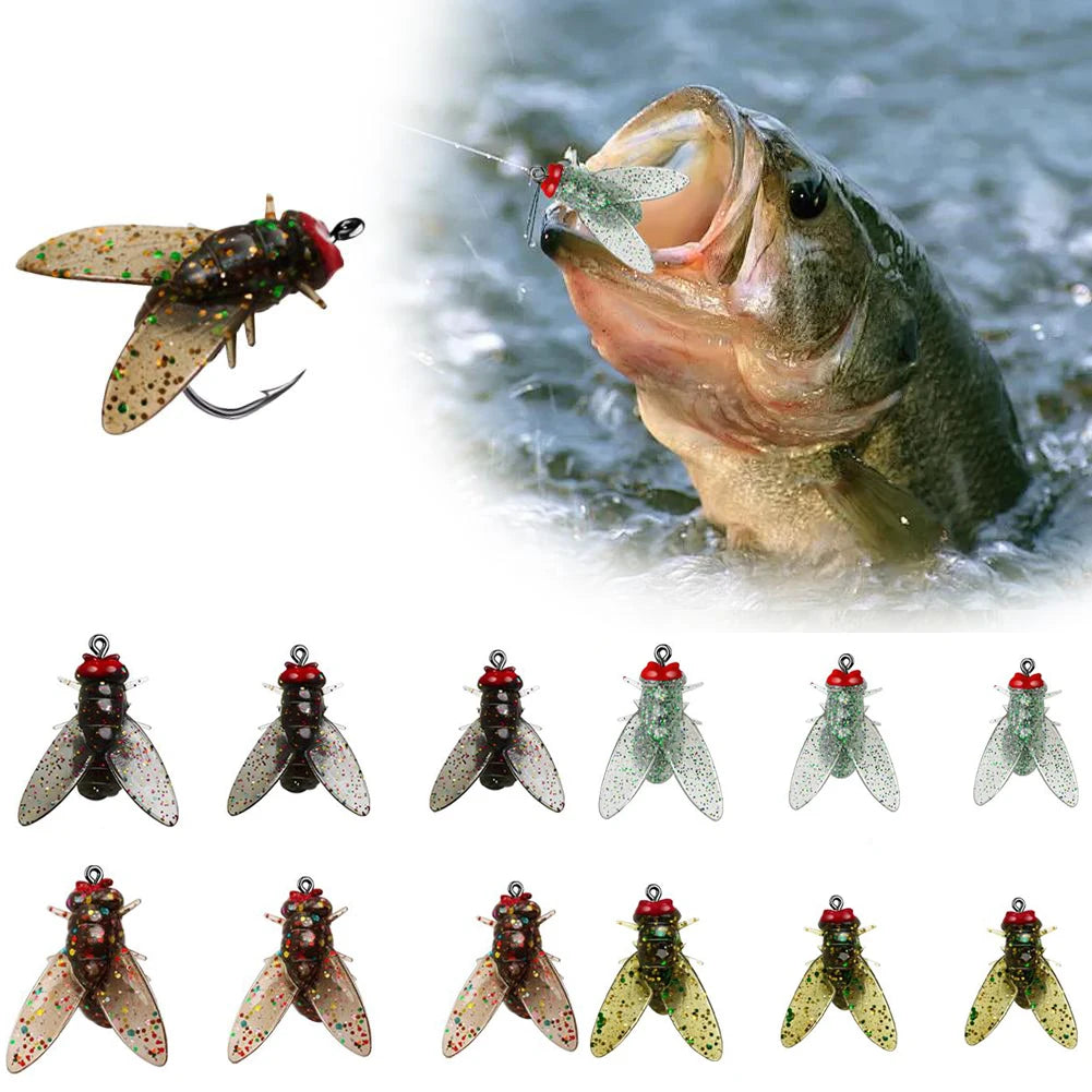Fly Fishing Lure Kit Trout Jig Swimbait Set For Panfish