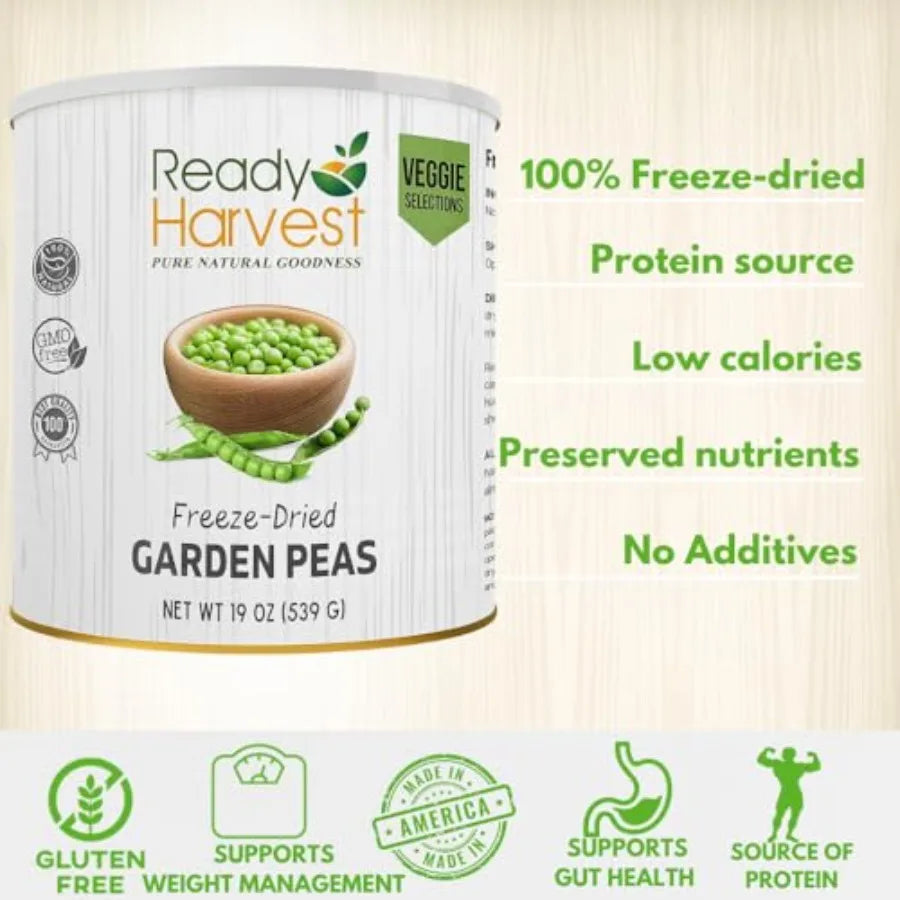 Freeze Dried Whole Foods for Emergency Storage Sealed in Can