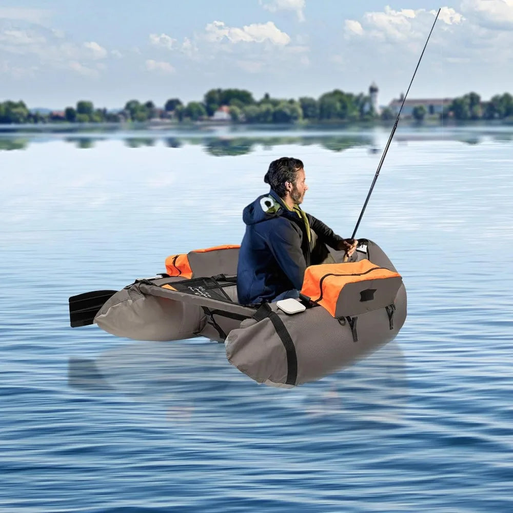 Inflatable Fishing Boat Belly Boat Float Tube for Angling