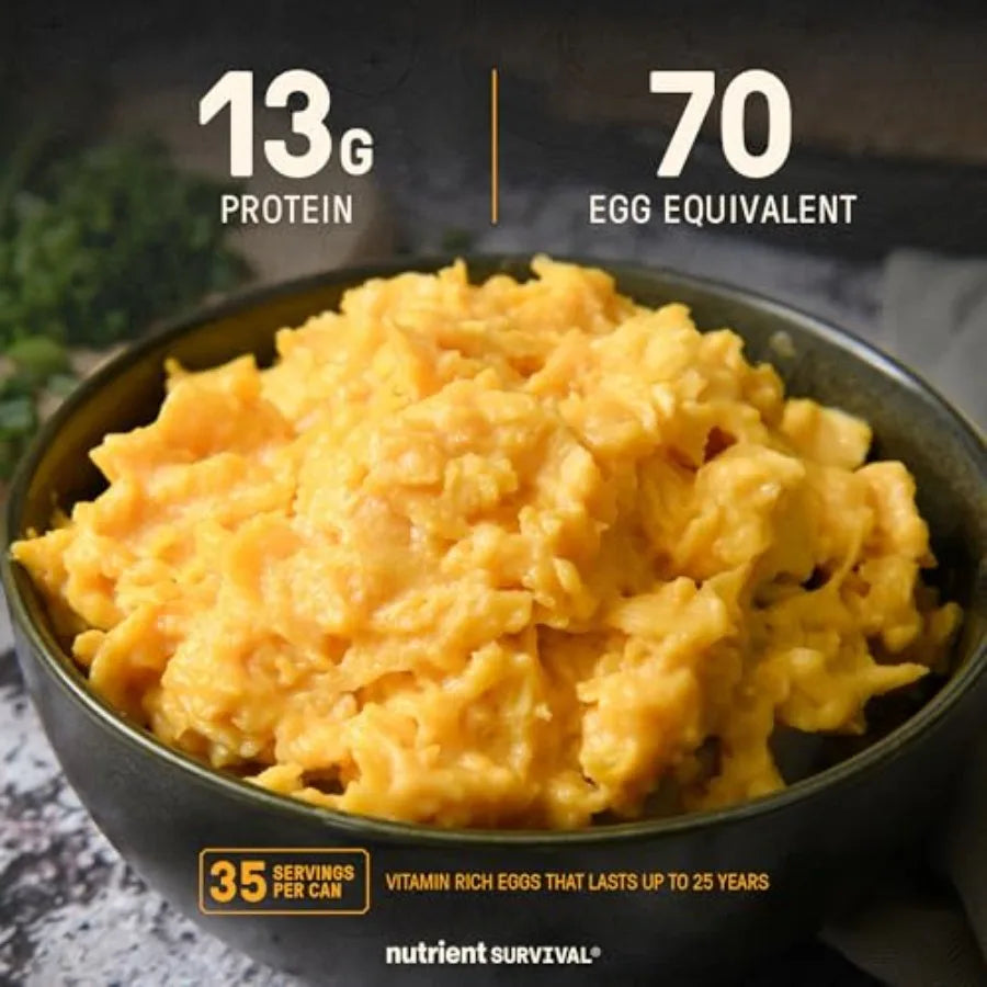 Vitamin Powdered Eggs Blend Freeze Dried For Emergency Food Supply