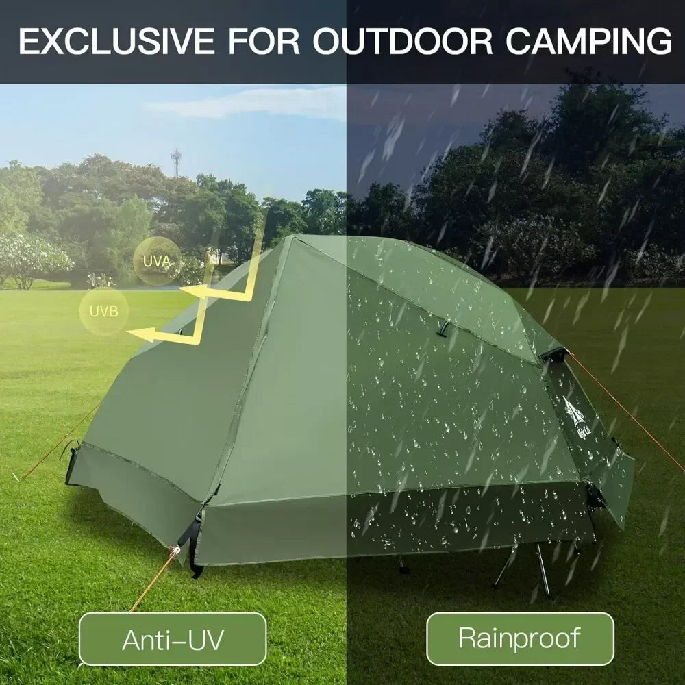 Night Cat One Person Camping Cot Tent Off-Ground Bed