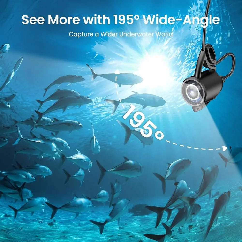 Underwater Fishing Camera 4.3 Inch LCD Night Vision 5000mAh Battery