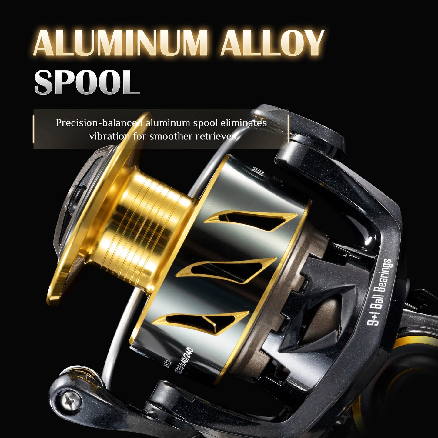 Rooblinos SW Ultralight Saltwater Spinning Reel Nine Plus One Bearings