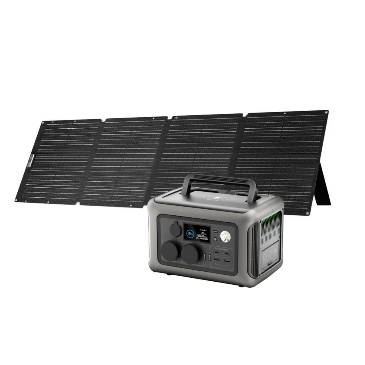 ALLPOWERS R600 Portable Powerstation 299Wh LiFePO4 Battery with Solar Panel