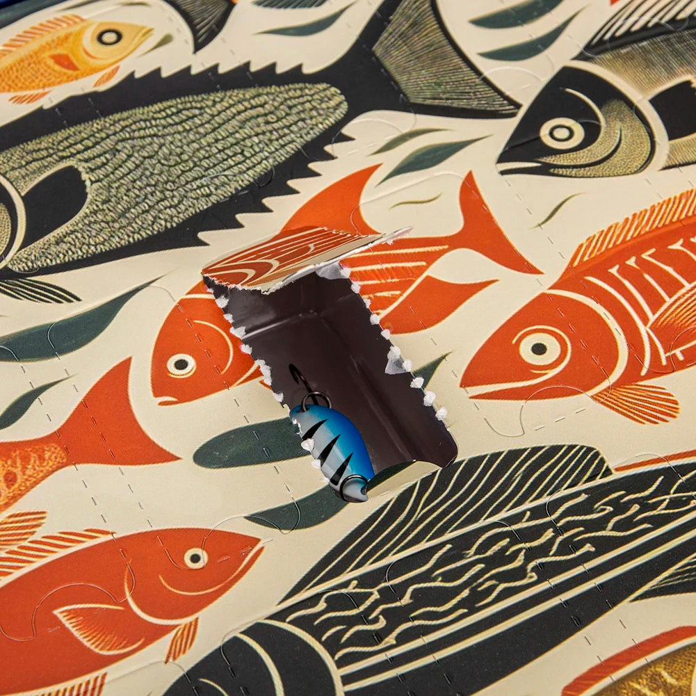 30pcs Fishing Spoon Lure Set Hooks Trout Angling Gear