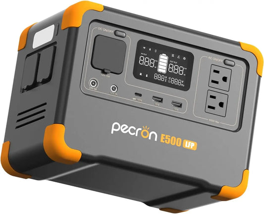Portable Power Station 576Wh LiFePO4 Battery Solar Generator 600W