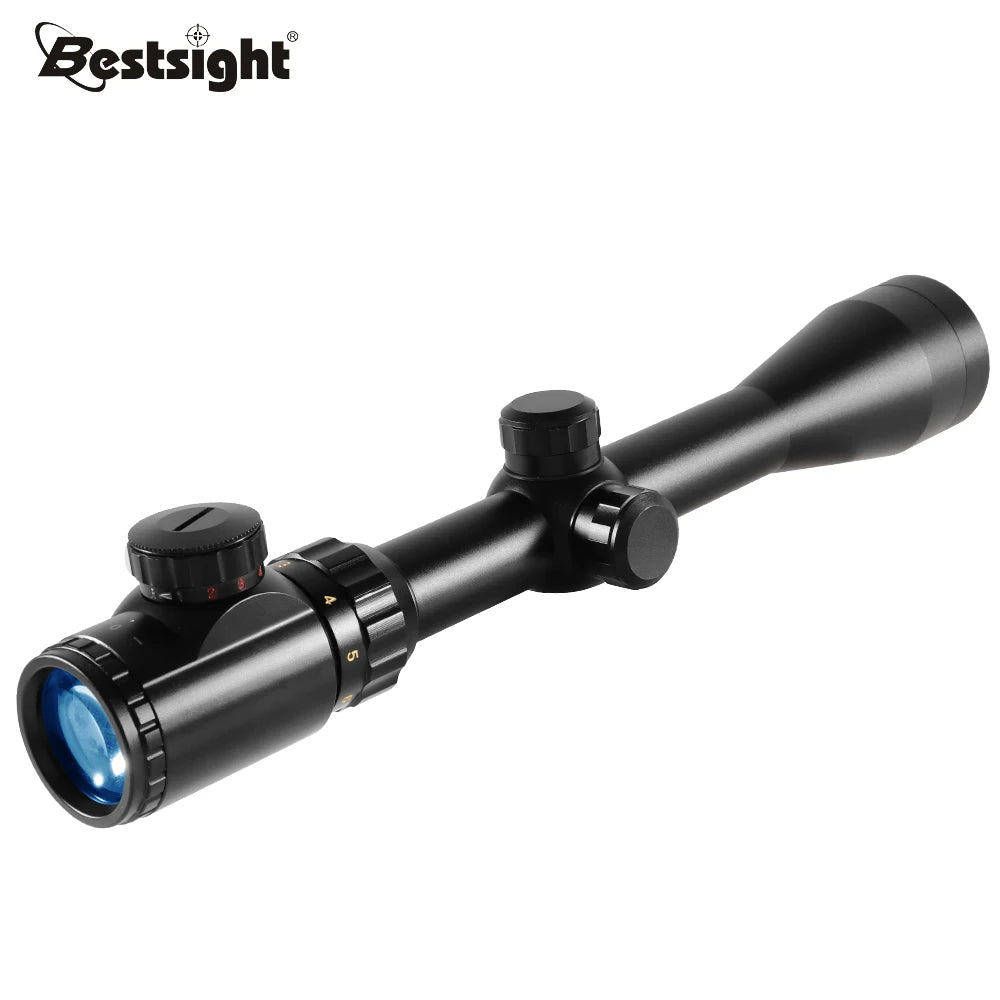 Nabila 3to9x40 Riflescope With MilDot Reticle Illuminated Red Green IncludesMountingClamps