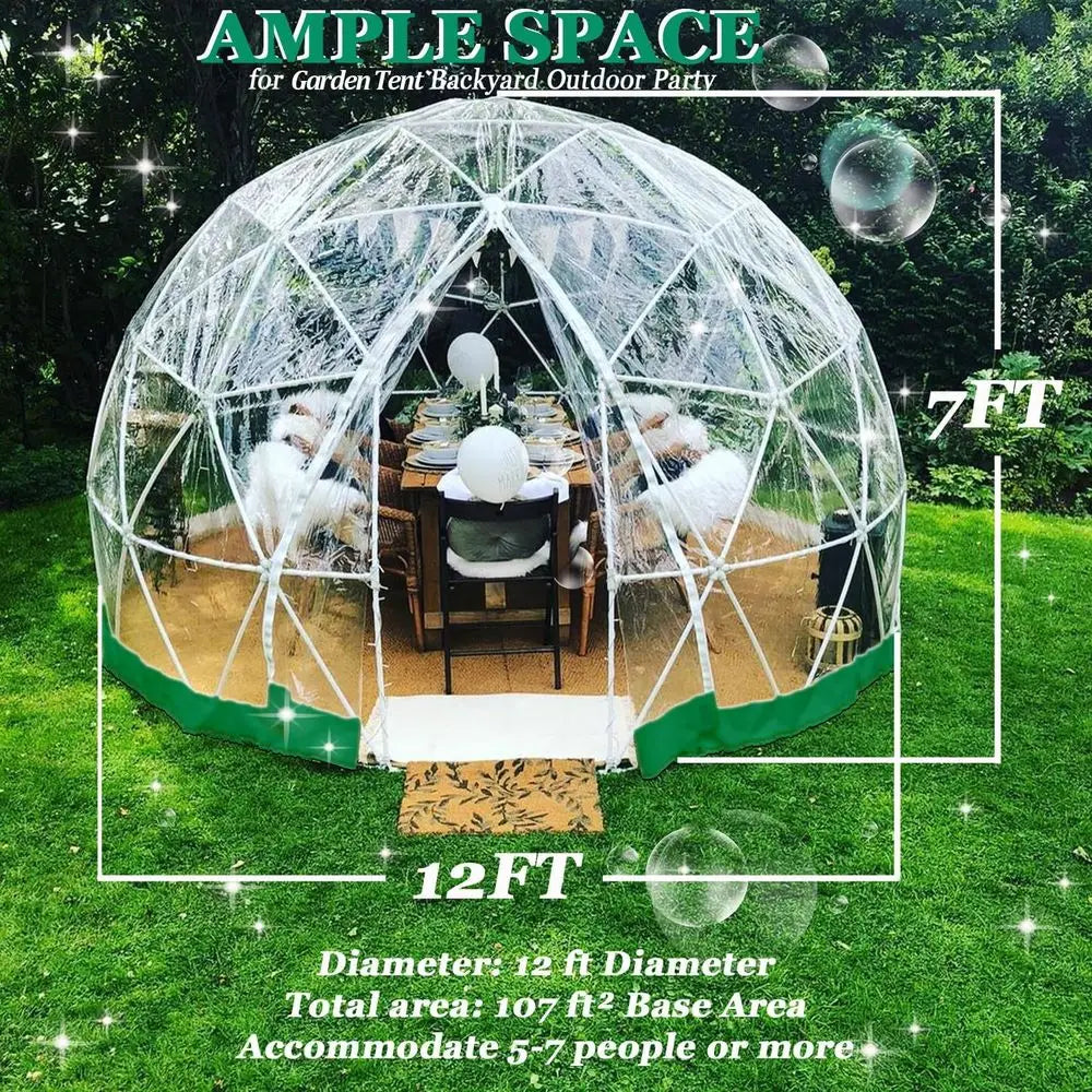ZHUXIANG Garden Dome Tent Outdoor Weatherproof Patio Canopy