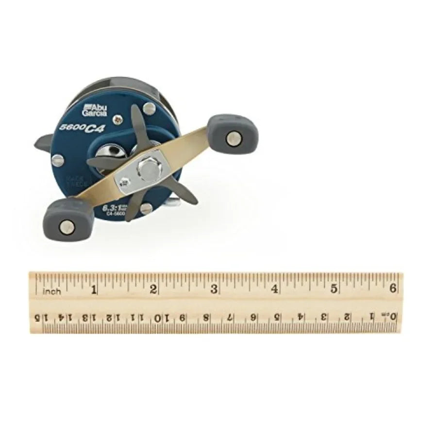 Ambassadeur C4 Baitcast Round Fishing Reel for Heavy Duty Casting