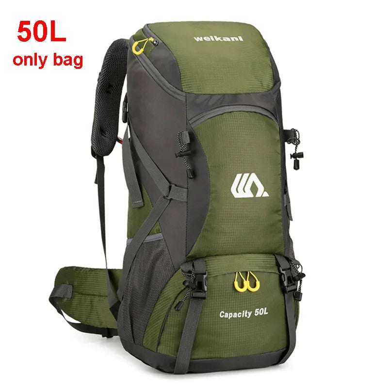 Scione Weatherproof Expedition Travel Backpack For Outdoor Hiking And Mountaineering