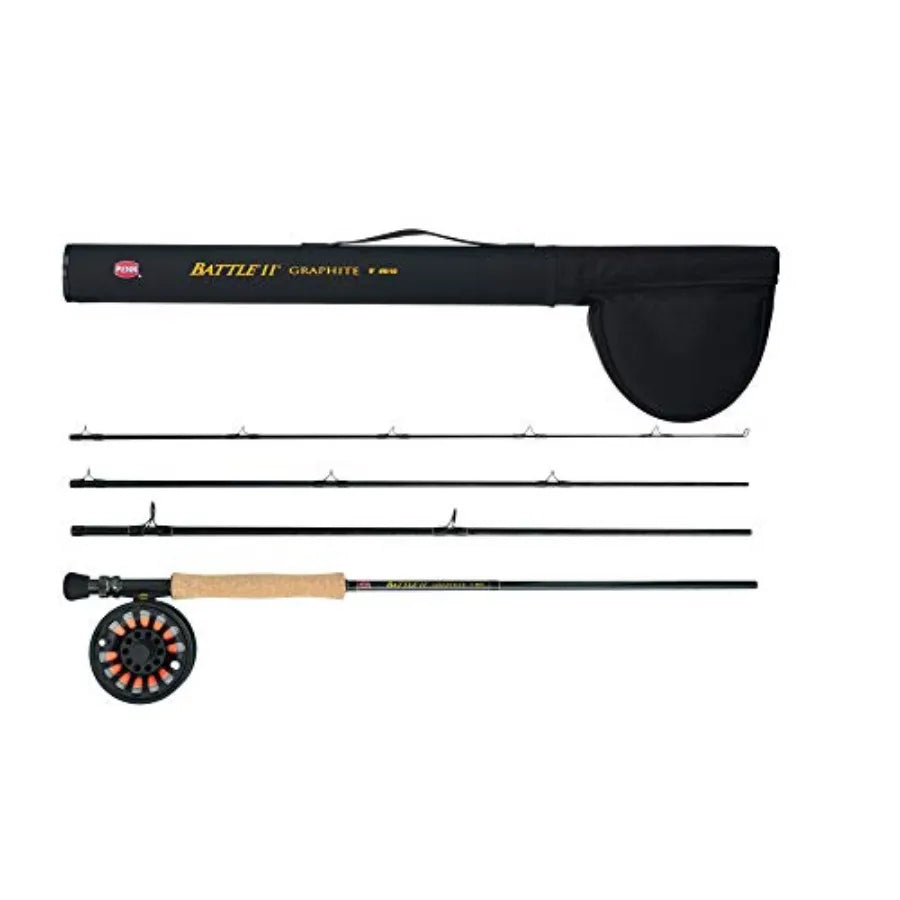 Penn Battle Fly Outfit Reel and Fishing Rod Combo for Precision Fly Fishing in Rivers and Streams Lightweight Design with High-
