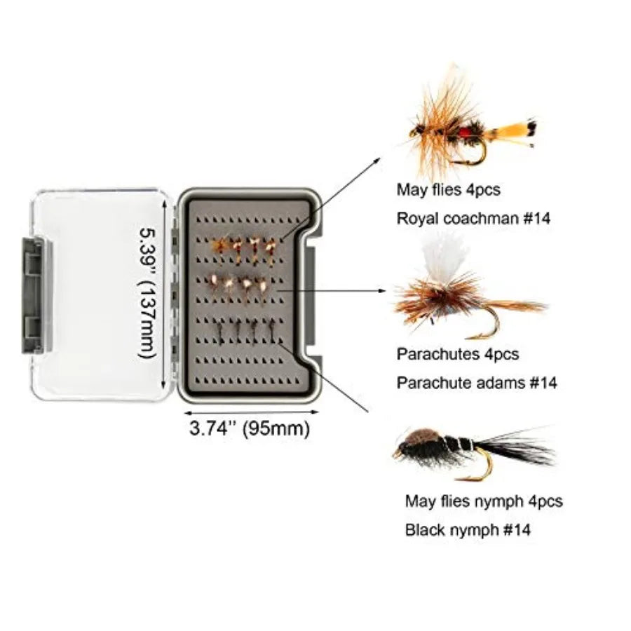 Extreme Fly Fishing Starter Kit Rod And Reel With Case