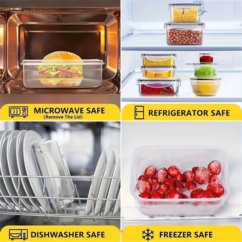 BPA-Free 24-Piece Food Storage Set With Airtight Containers and Lids