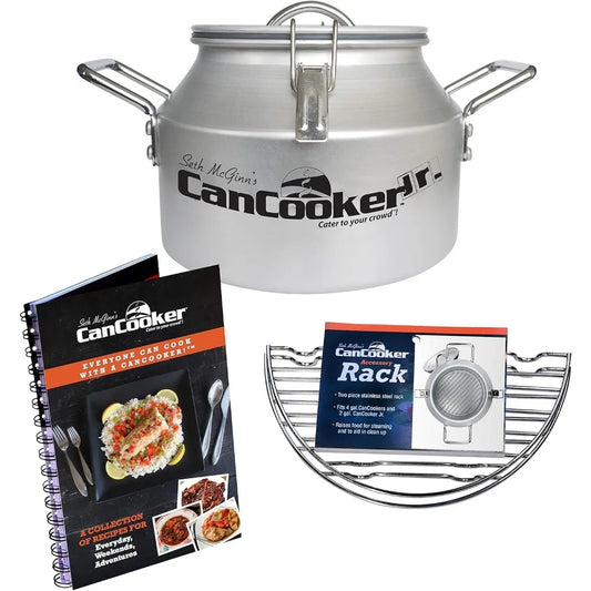 YTYIN Camping Cookware Jr Kit With Steam Cooker And Rack