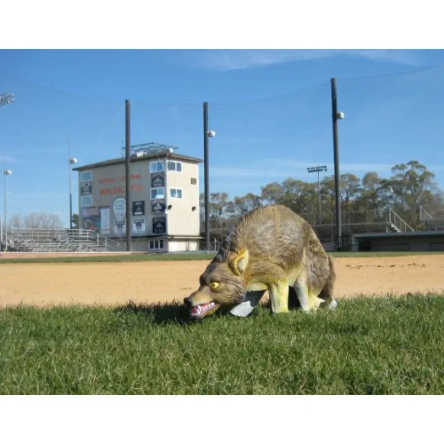 High Concerned Chemical 3D Coyote Decoy With Moving Tail And Realistic Markings