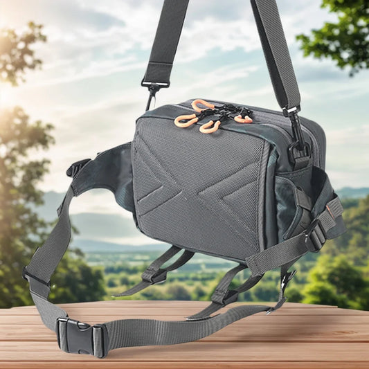 APWIKOGER Fishing Fanny Pack Waterproof Tackle Bag With Adjustable Belt