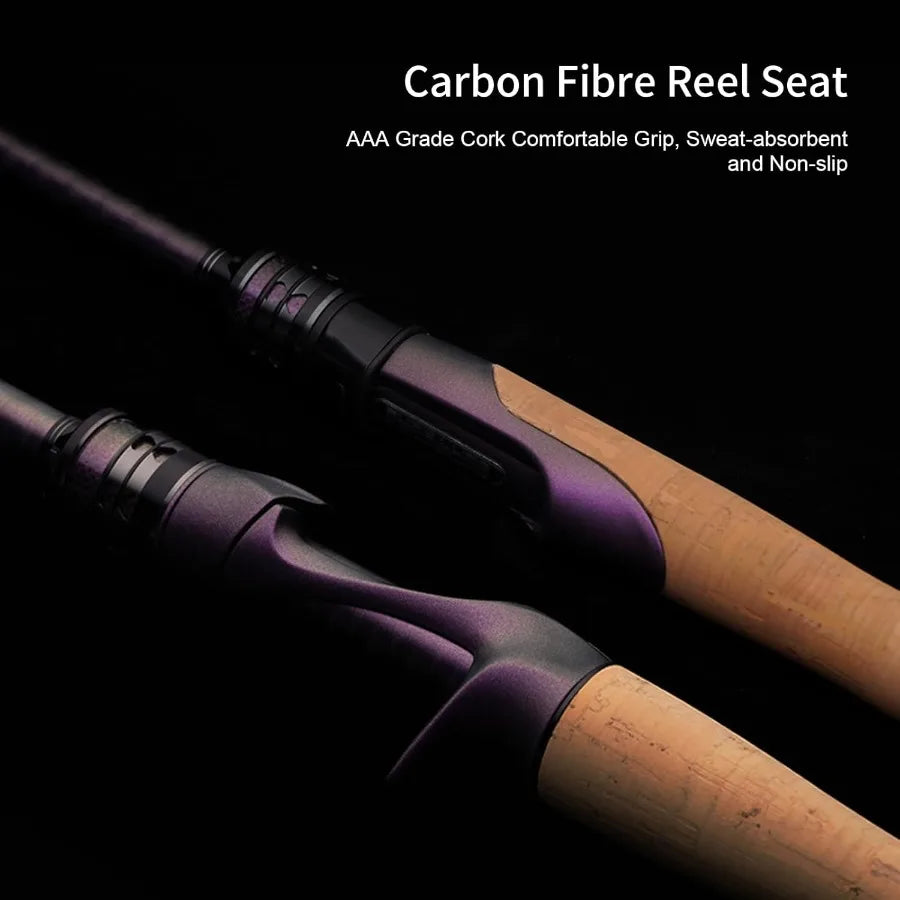 Fly Fishing Rod Two Piece Fast Action Toray Carbon Fiber