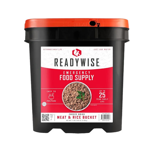 Emergency Food Supply 88 Servings Freeze Dried Meat and Rice