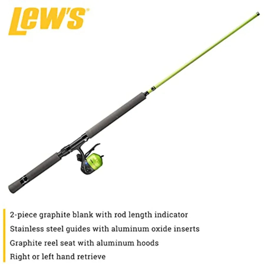 Crappie Thunder 2Pc Rod Underspin Reel For Precision Fishing