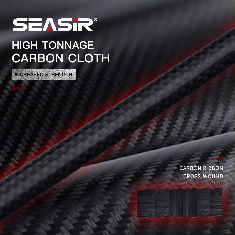 SeaSir Grandmaster Spinning And Casting Rod With Carbon Cloth And Ceramic Guides